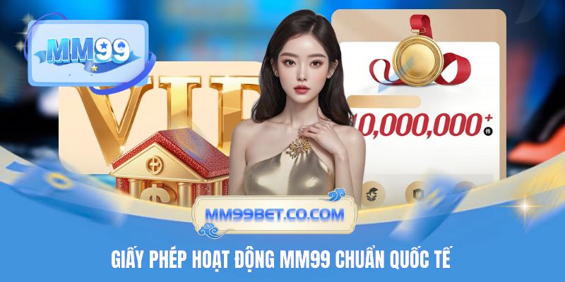 Giấy phép hoạt động MM99 chuẩn quốc tế Giấy phép hoạt động MM99 chuẩn quốc tế